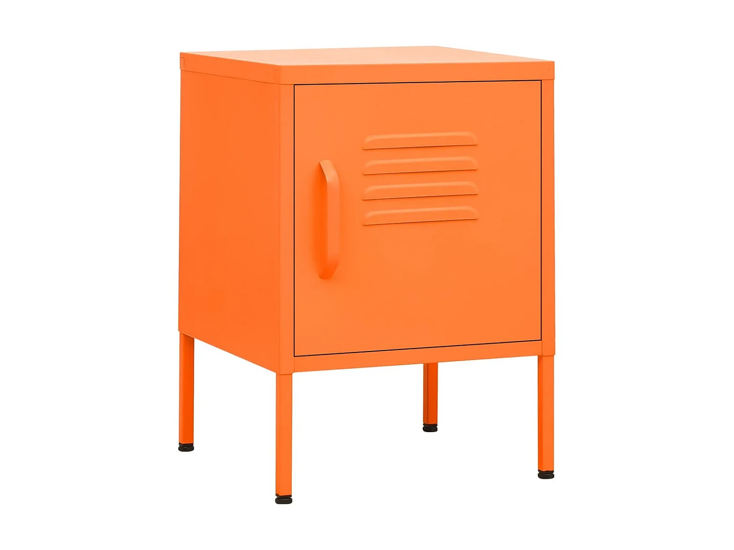 Nachtkastje 35x35x51 cm staal oranje NL15492