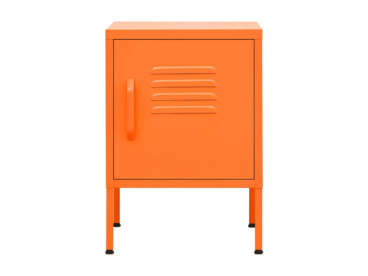 Nachtkastje 35x35x51 cm staal oranje NL15492