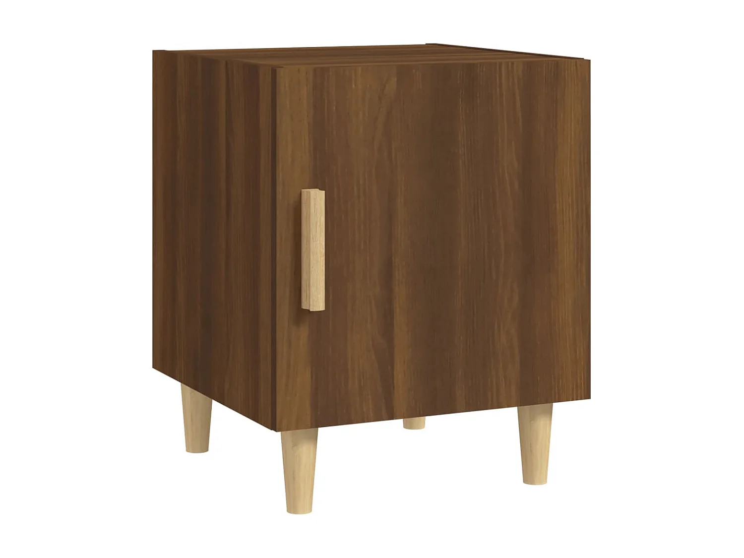 Lot de 2 Tables de chevet Chêne marron Bois d'ingénierie GHR31838