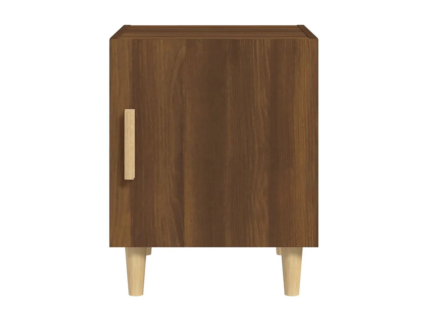 Lot de 2 Tables de chevet Chêne marron Bois d'ingénierie GHR31838