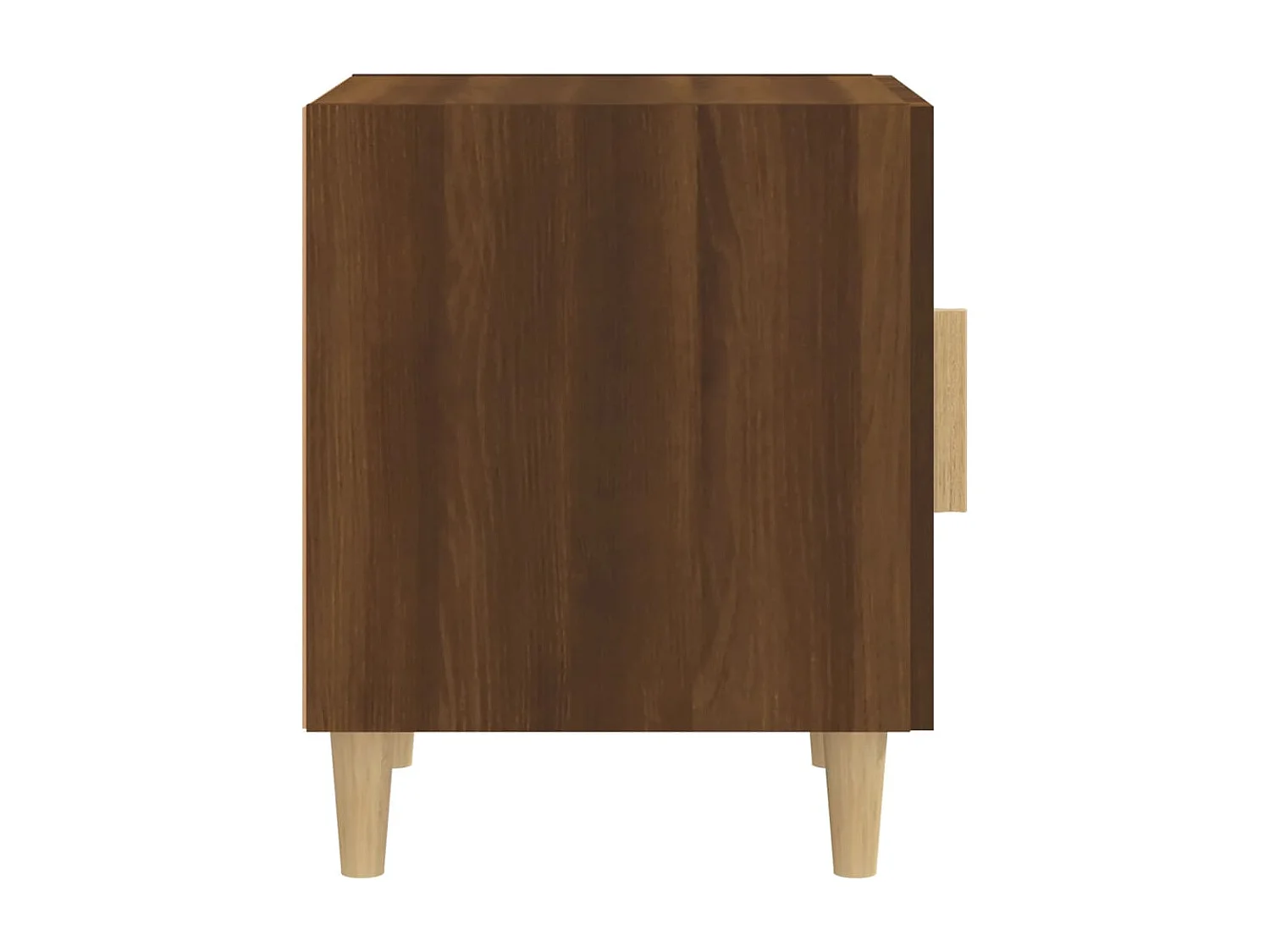 Lot de 2 Tables de chevet Chêne marron Bois d'ingénierie GHR31838