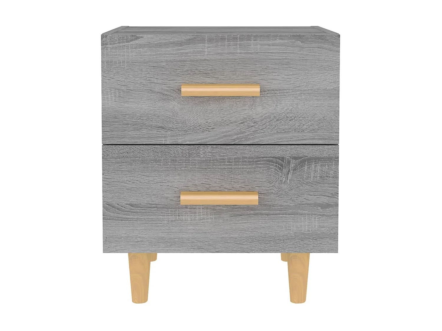 Lot de 2 Tables de chevet Sonoma gris 40x35x47,5 cm GHR10362