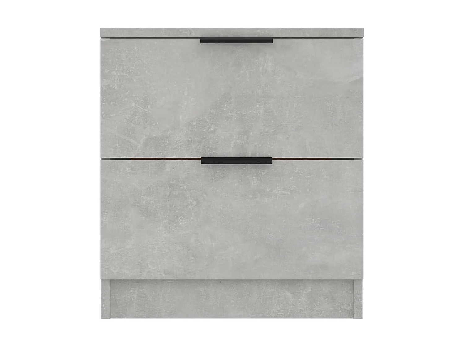 Lot de 2 Tables de chevet Gris béton Bois d'ingénierie GHR36658