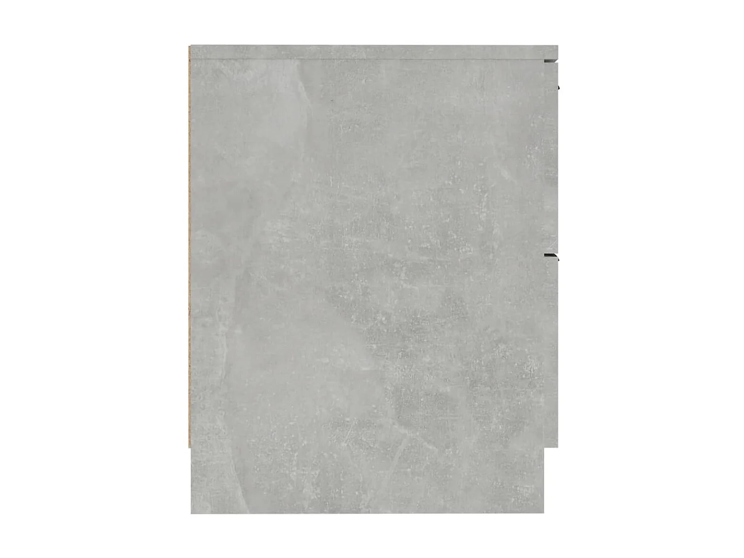 Lot de 2 Tables de chevet Gris béton Bois d'ingénierie GHR36658