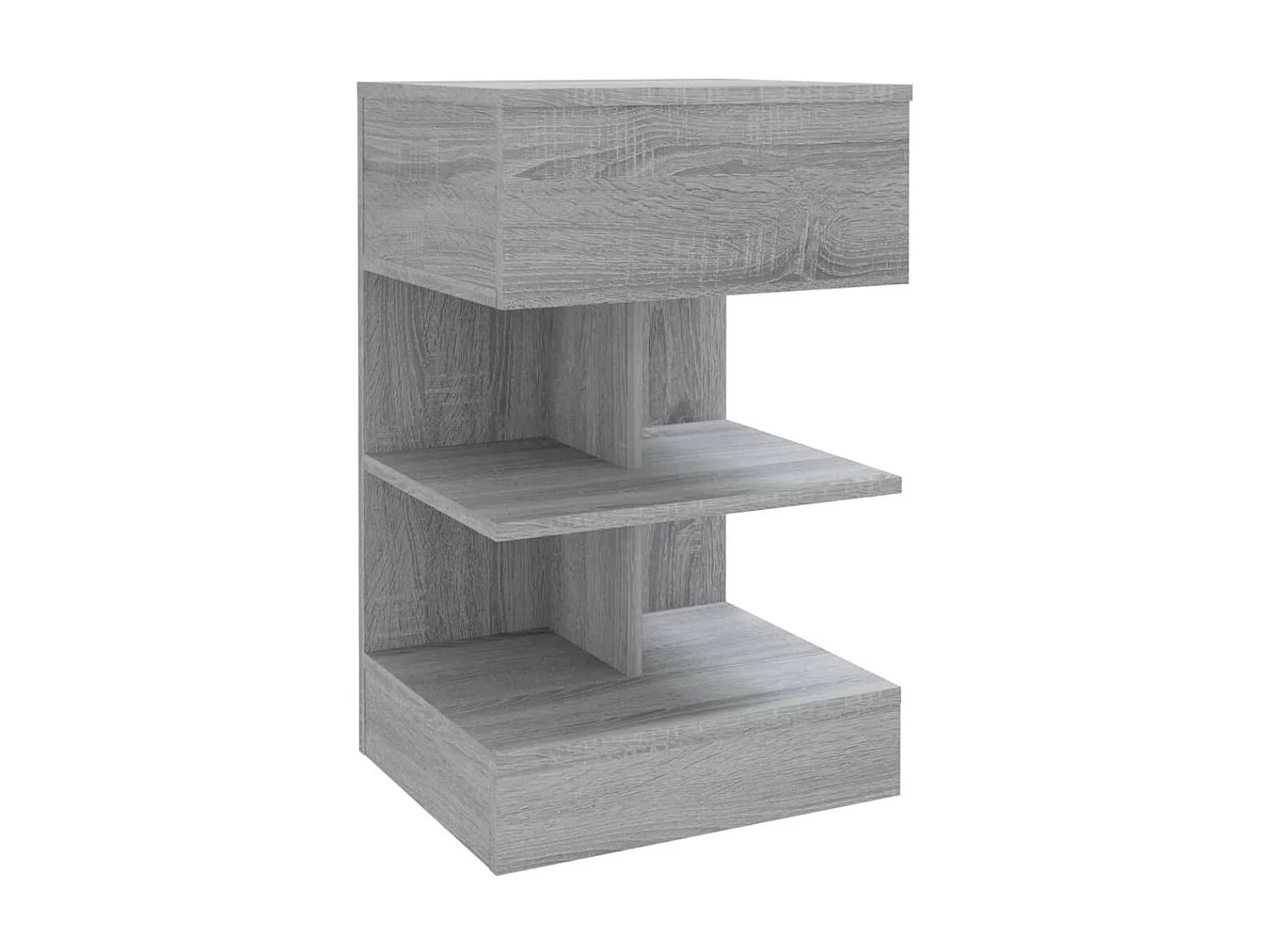 Lot de 2 Tables de chevet Sonoma gris 40x35x65cm Bois d'ingénierie GHR74622