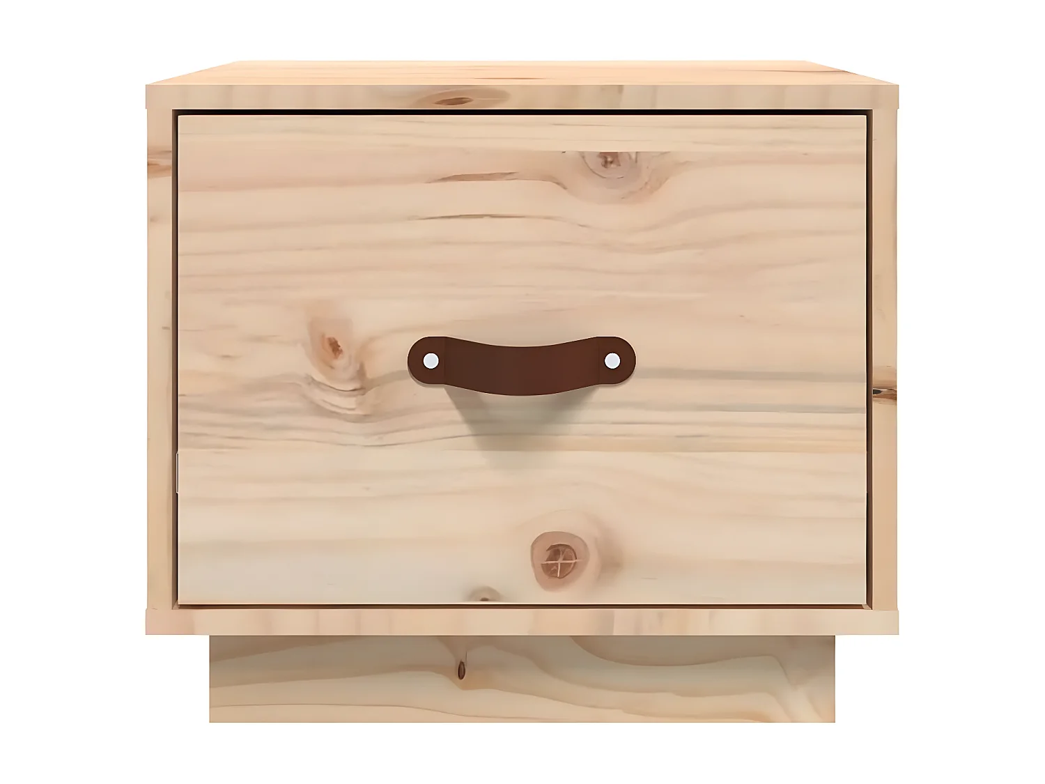 Lot de 2 Tables de chevet 40x34x35 cm Bois de pin massif GHR12568