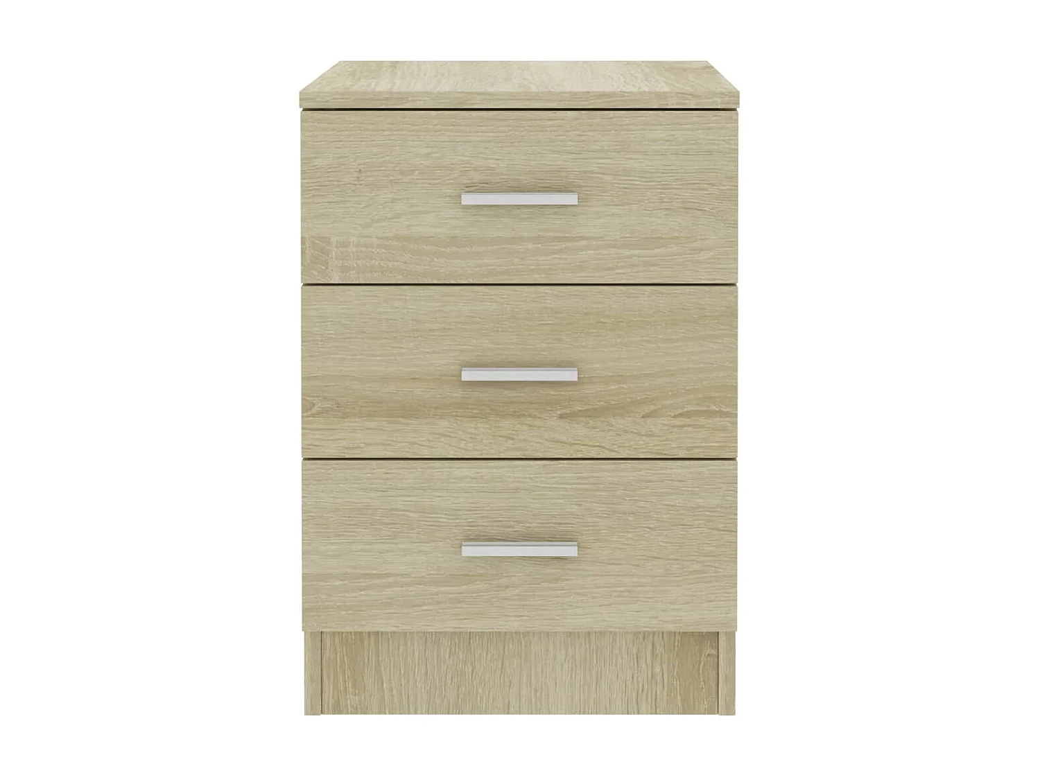 Lot de 2 Tables de chevet Chêne Sonoma 38 x 35 x 56 cm Aggloméré GHR51142