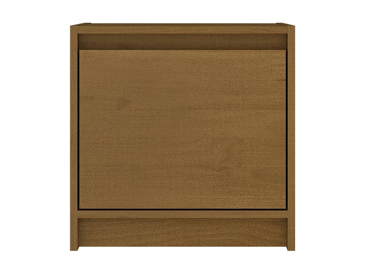 Lot de 2 Tables de chevet Marron miel 40x30,5x40 cm Bois de pin GHR24120