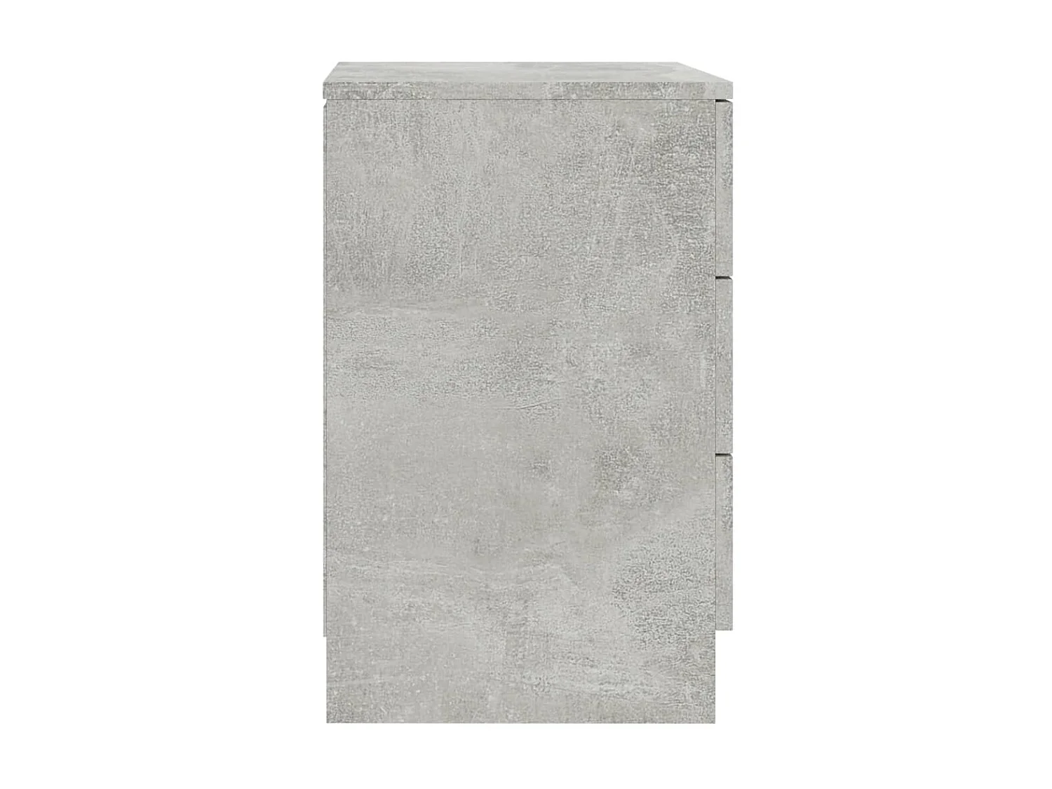 Lot de 2 Tables de chevet Gris béton 38 x 35 x 56 cm Aggloméré GHR41159