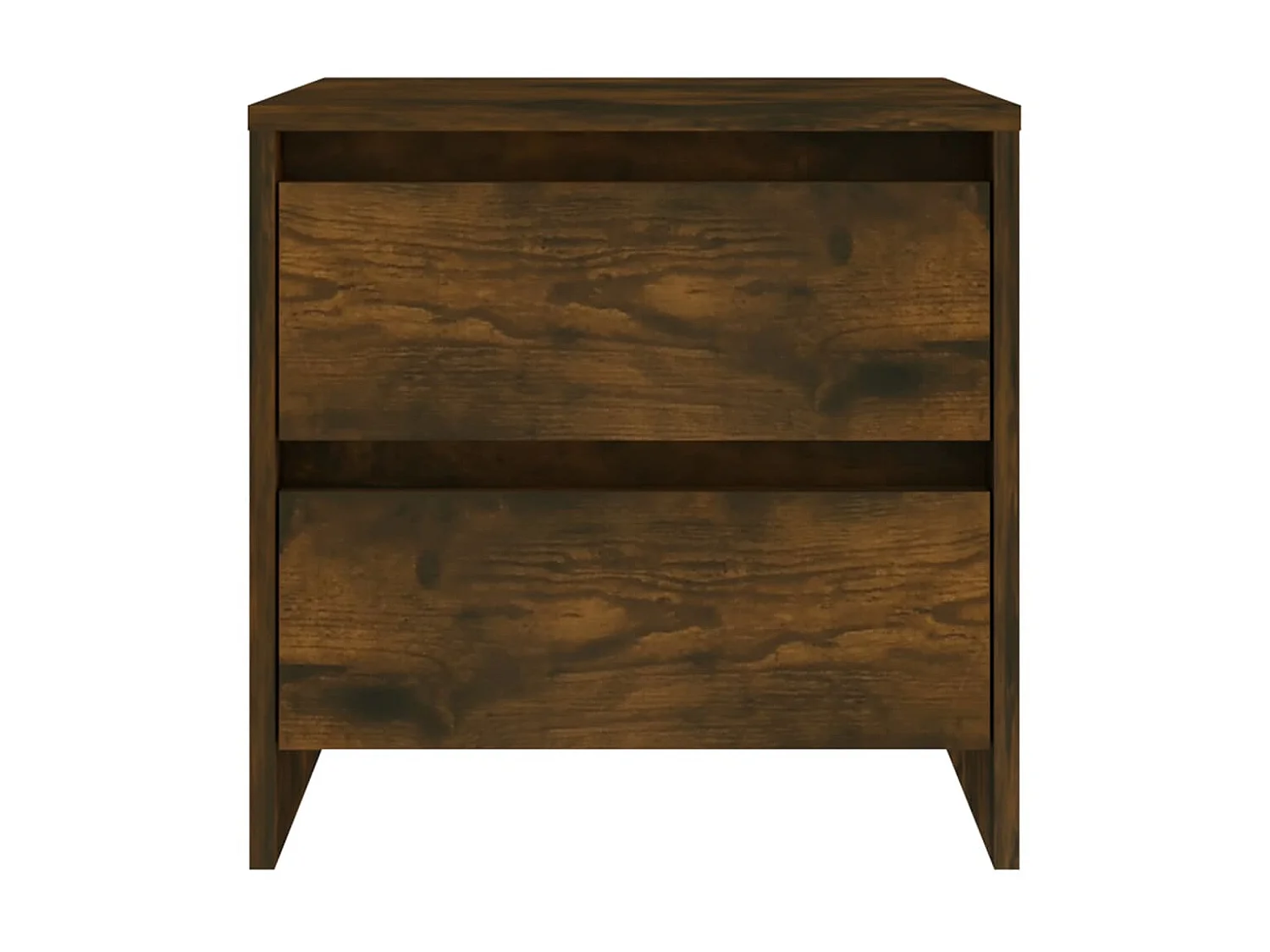 Nachtkastjes 2 st 45x34,5x44,5 cm bewerkt hout gerookt eiken NL46173