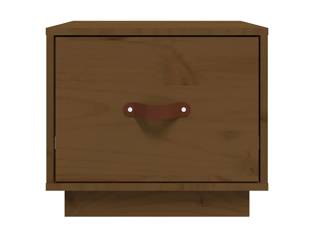 Lot de 2 Tables de chevet Marron miel 40x34x35cm Bois de pin massif GHR62101