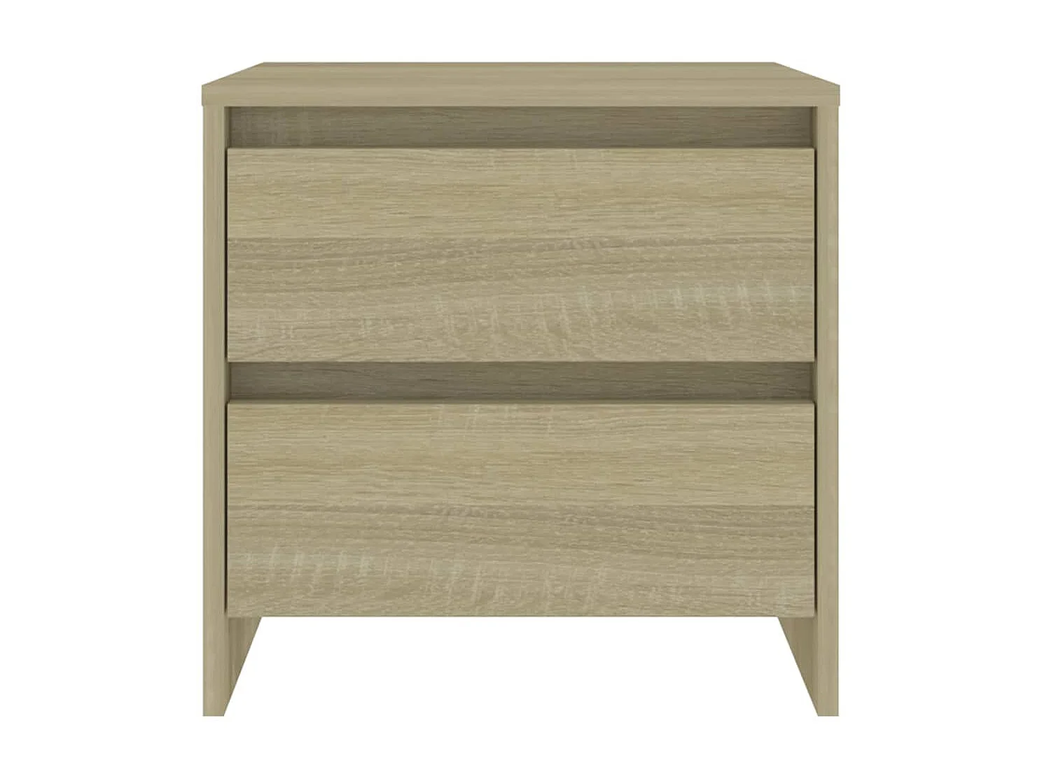 Nachtkastjes 2 st 45x34,5x44,5 cm bewerkt hout sonoma eiken NL39875