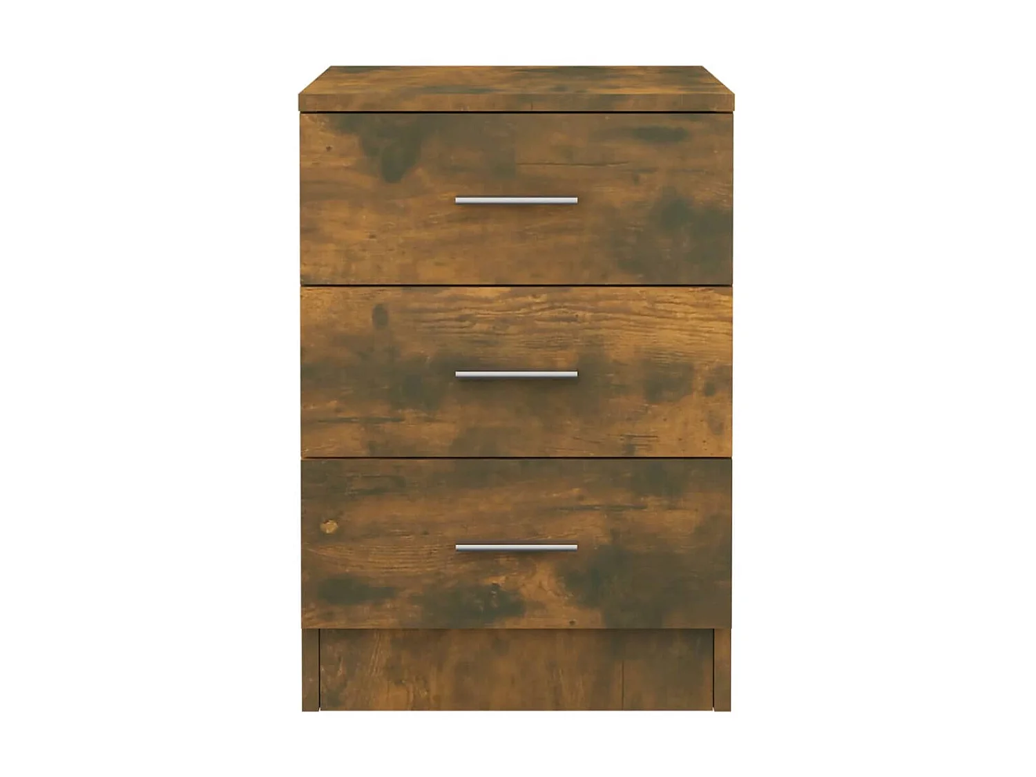 Mesa de cabeceira 2 pcs 38x35x56 cm madeira cor carvalho fumado PT64354