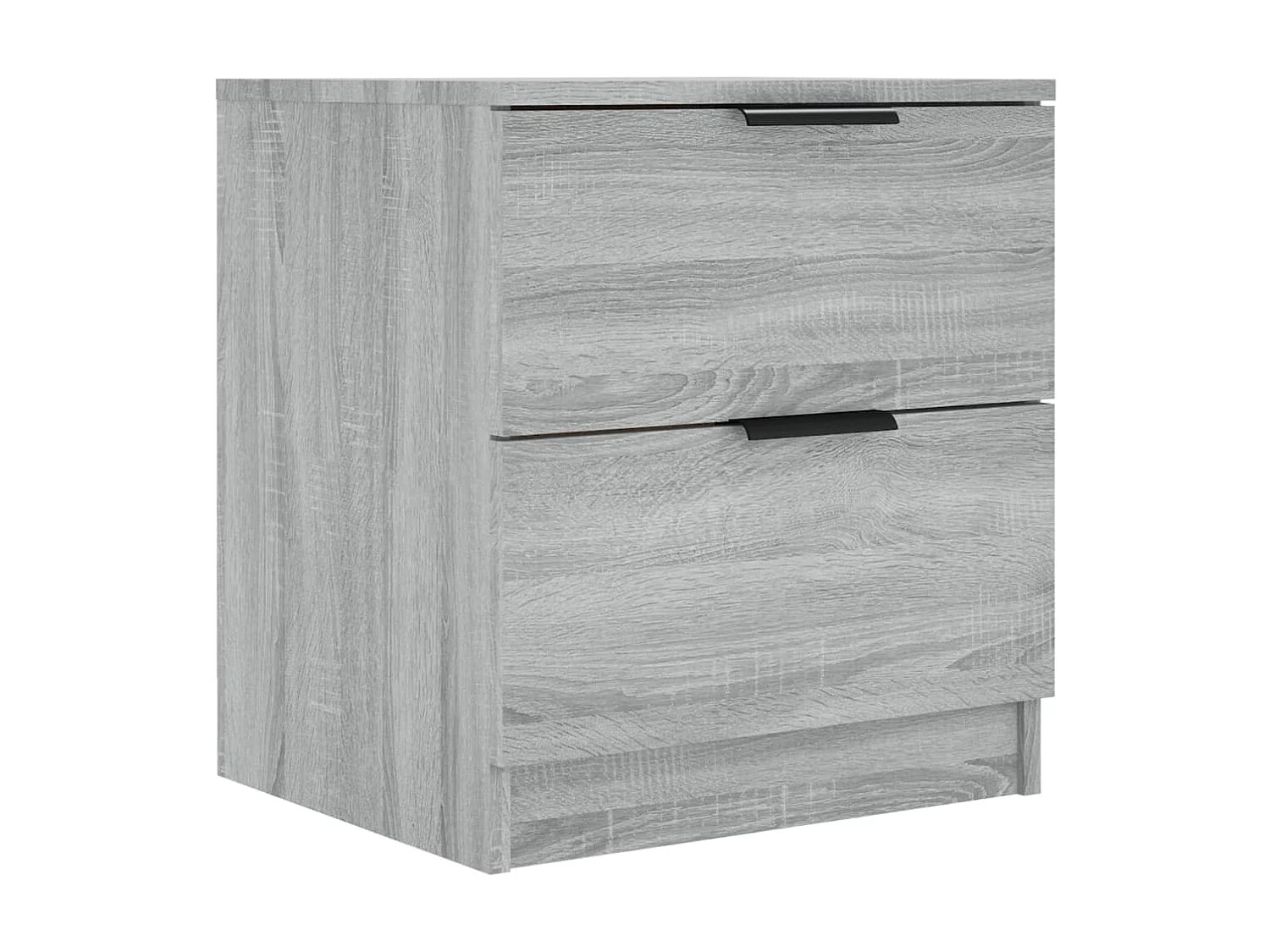 Lot de 2 Tables de chevet Sonoma gris Bois d'ingénierie GHR66174