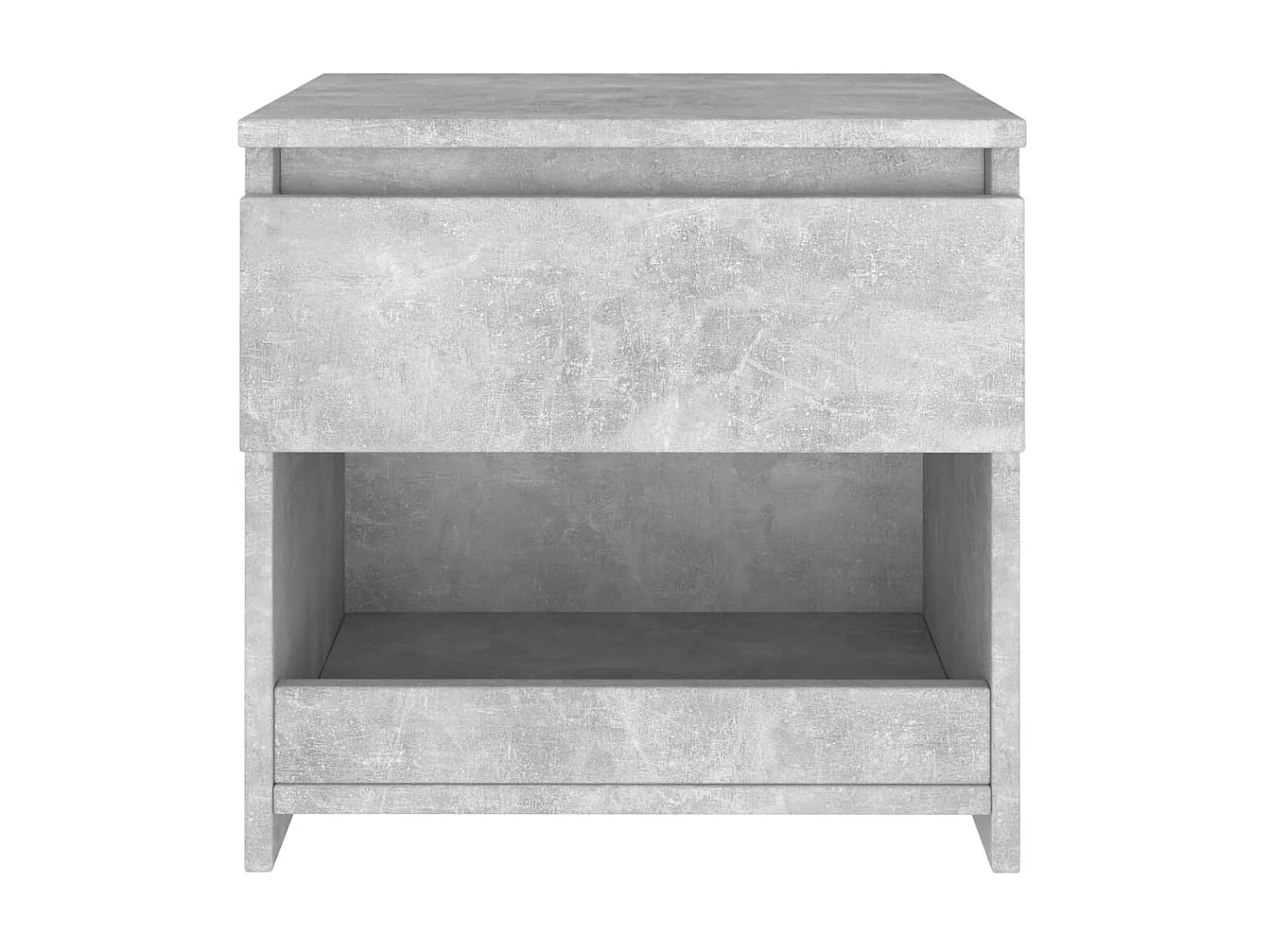 Nachtkastjes 2 st 40x30x39 cm bewerkt hout betongrijs NL78556