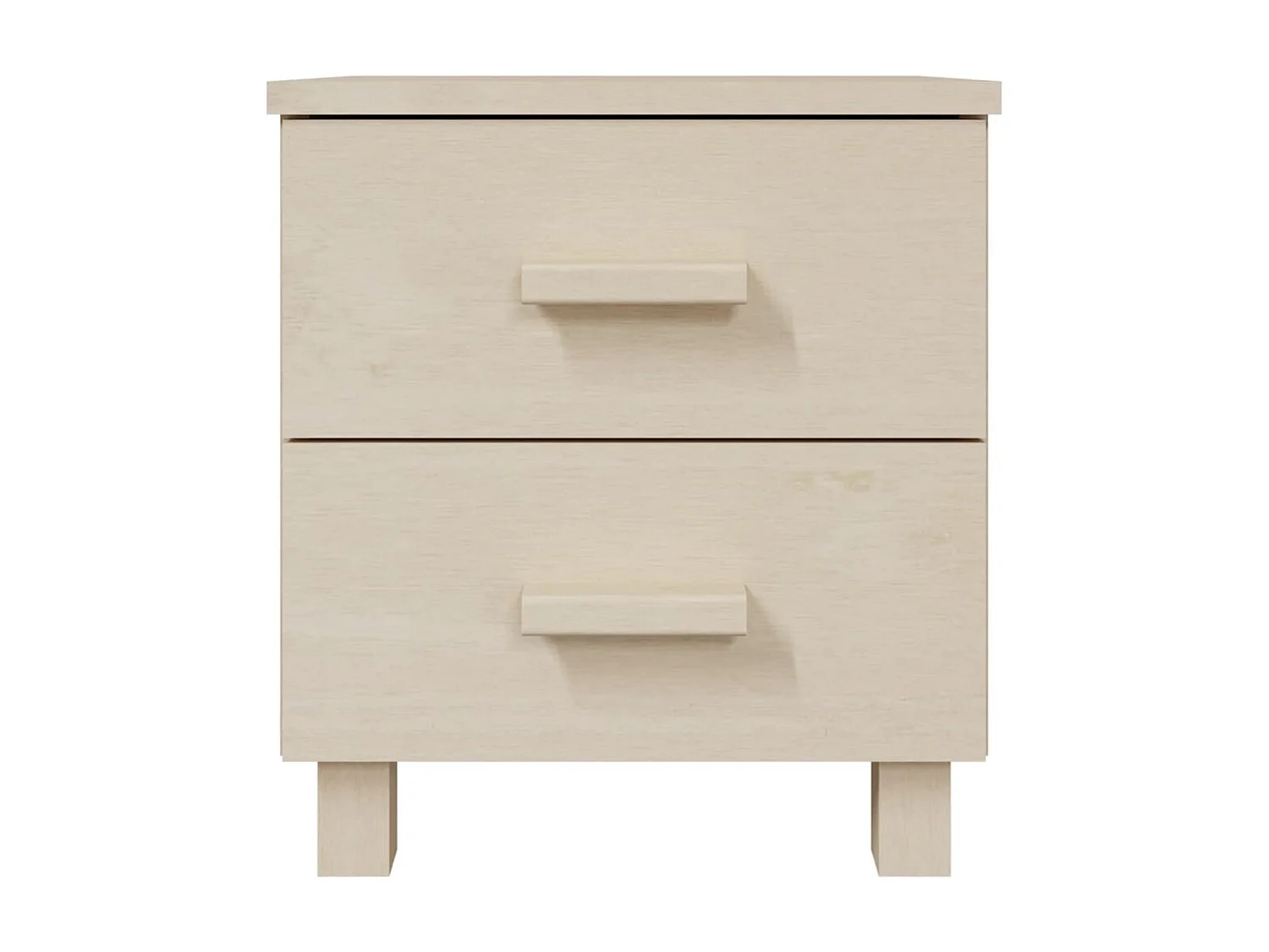 Lot de 2 Tables de chevet HAMAR Marron miel 40x35x44,5cm Bois GHR37938