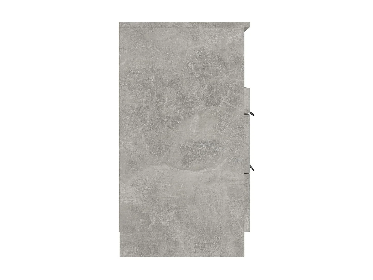 Lote de 2 Mesitas de noche madera contrachapada gris hormigón ES19411