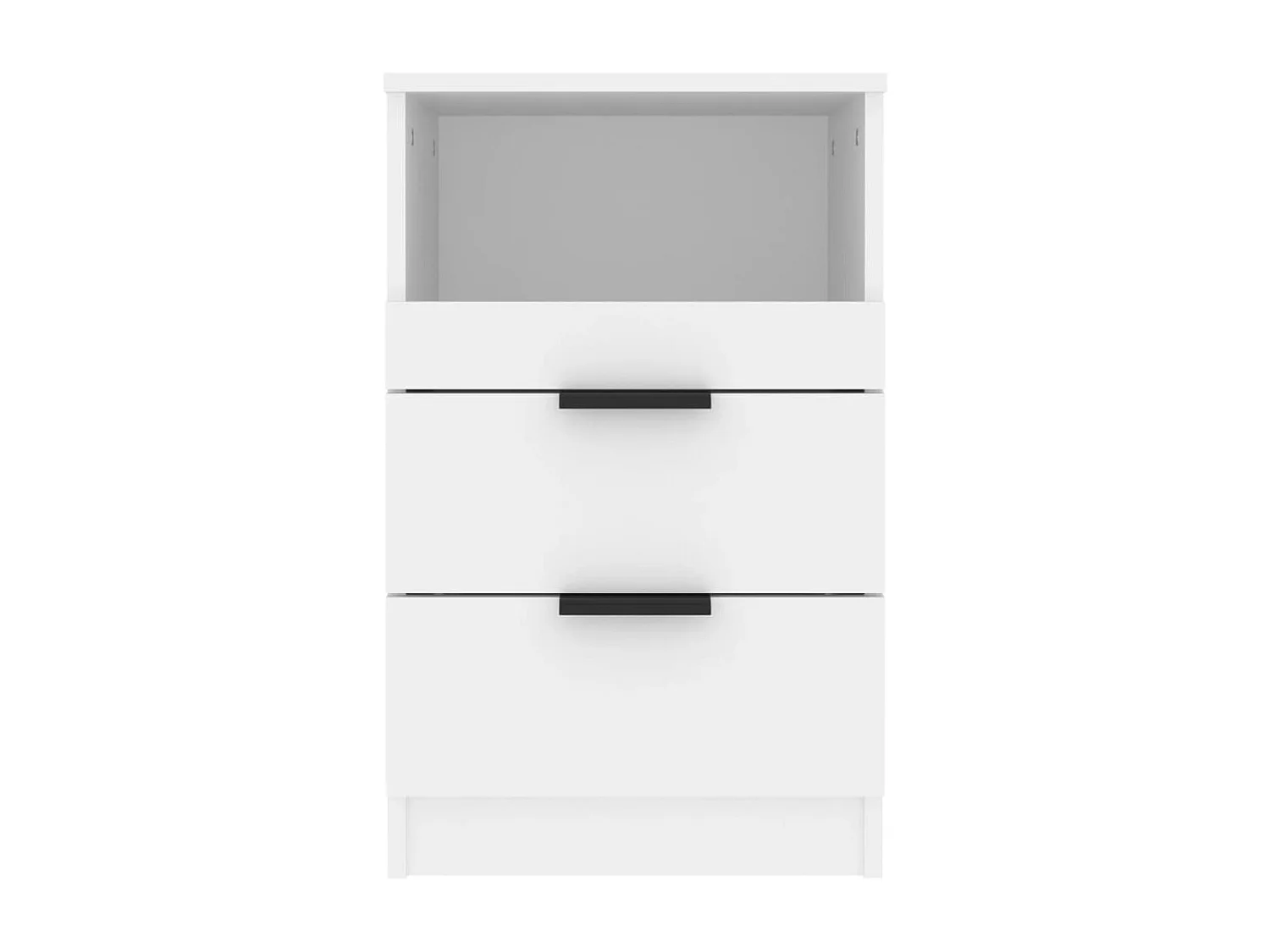 Mesas de cabeceira 2 pcs madeira processada branco PT36201