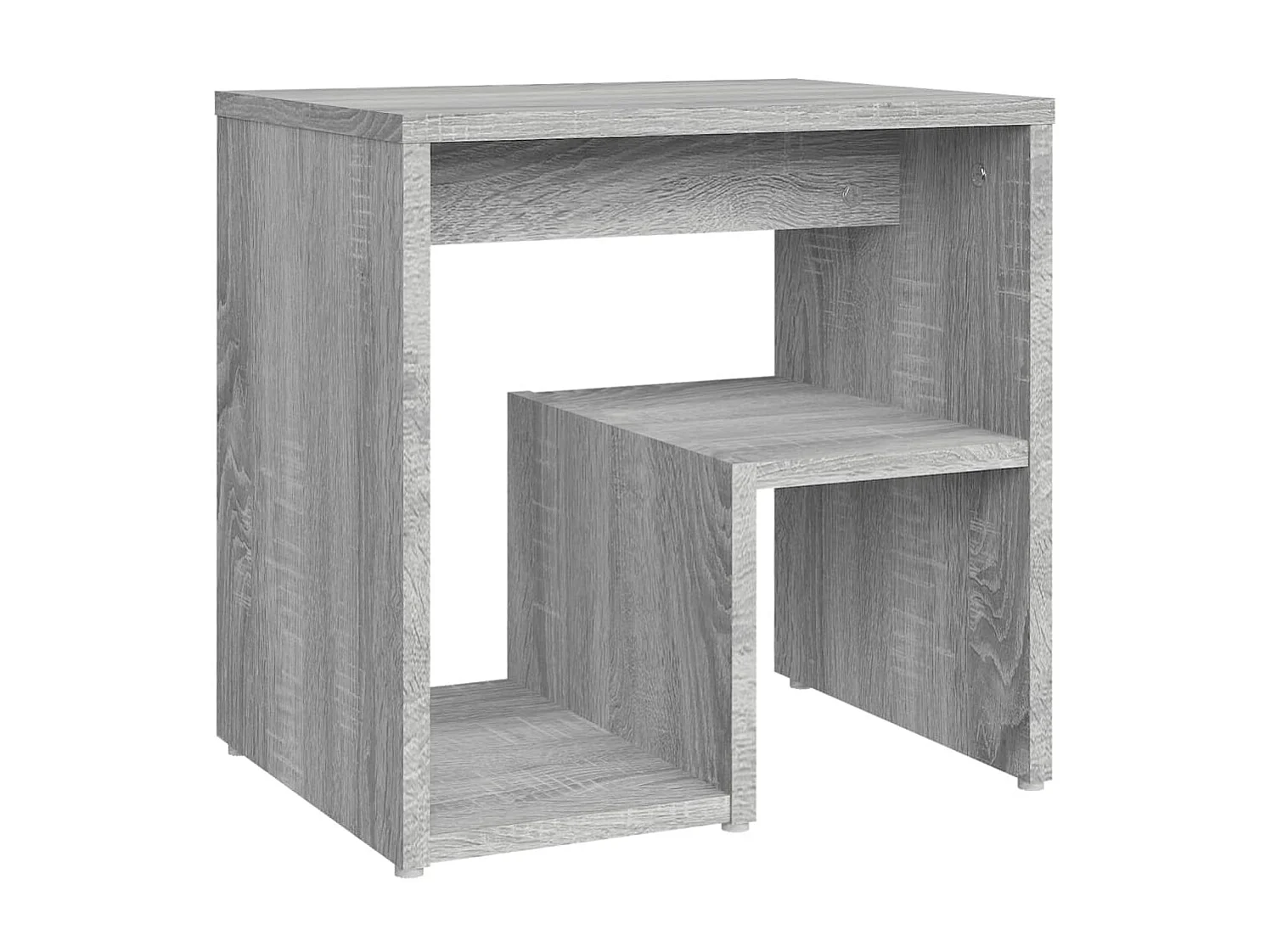 Nachtkastjes 2 st 40x30x40 cm bewerkt hout grijs sonoma eiken NL68484