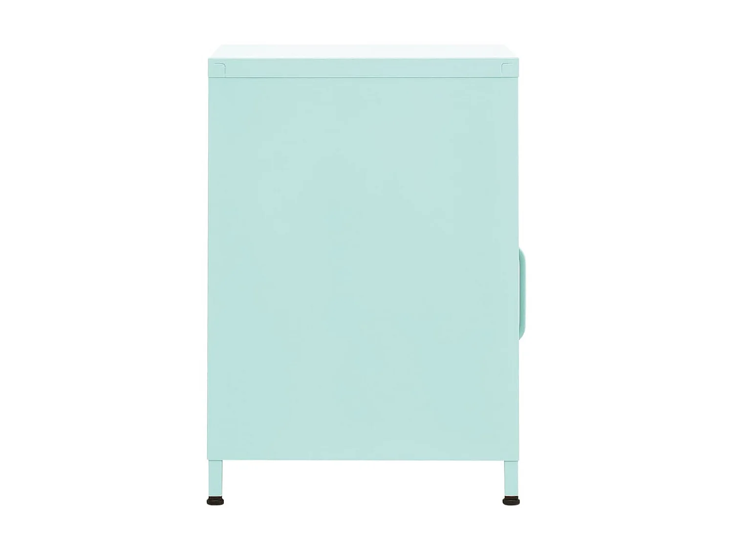 Lot de 2 Tables de chevet Vert menthe 35x35x51 cm Acier GHR77245