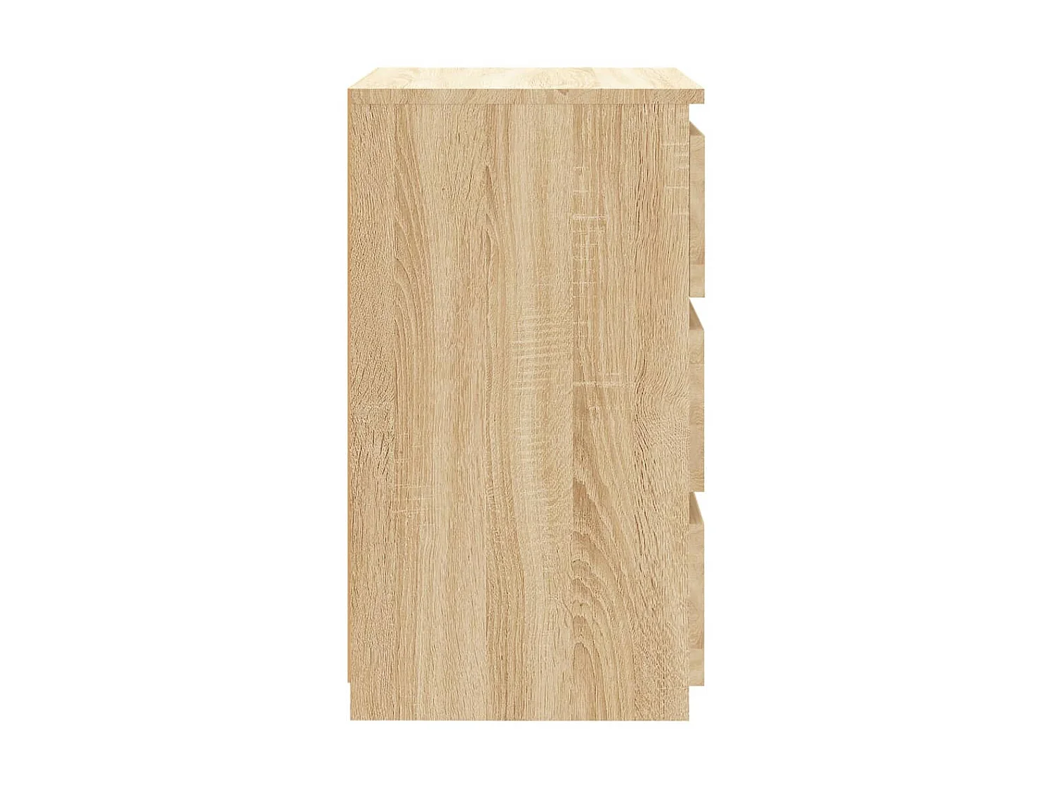 Lot de 2 Tables de chevet Chêne sonoma 40x35x62,5 cm Aggloméré GHR53893