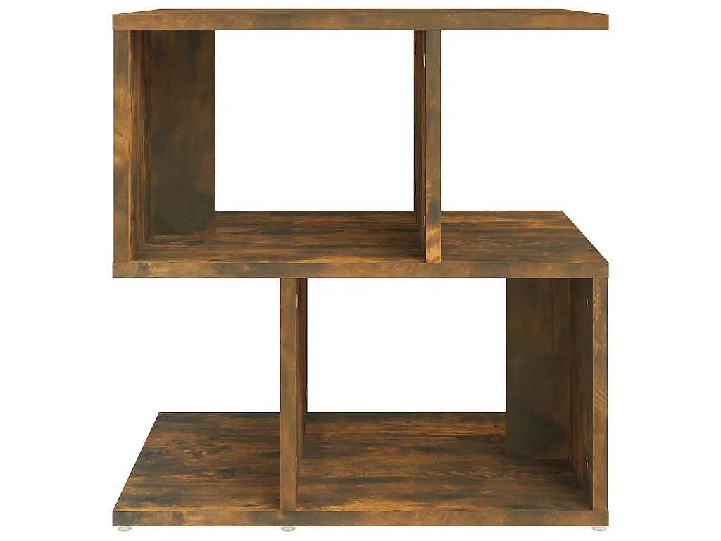Table de chevet Chêne fumé 50x30x51,5 cm Bois d'ingénierie GHR77057