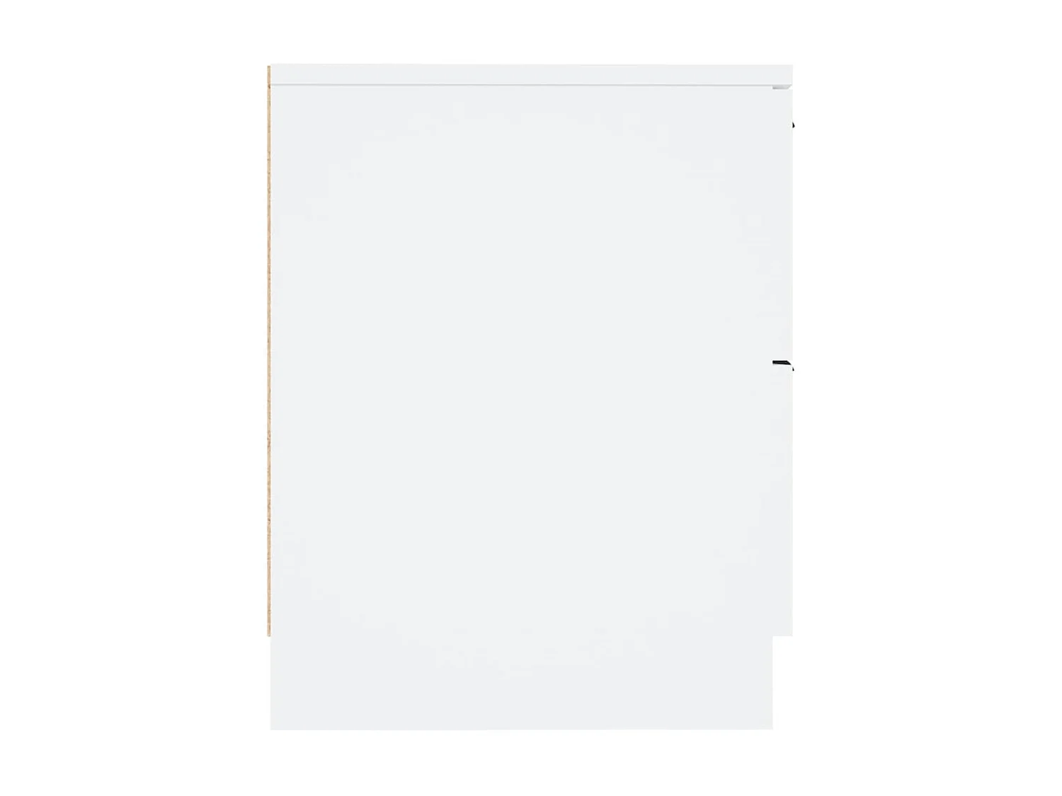 Lot de 2 Tables de chevet Blanc Bois d'ingénierie GHR45102