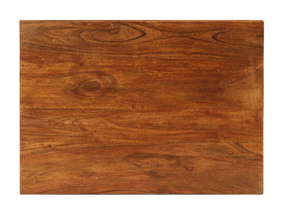 Table gigogne 3 pcs Bois massif d'acacia 50x35x50 cm Marron GHR76567