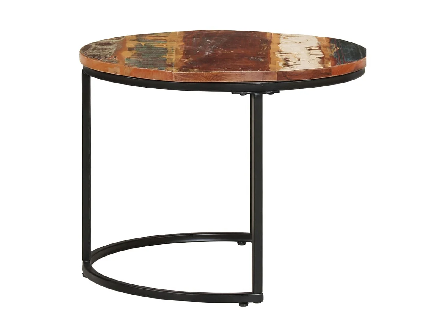 Tables gigognes 2 pcs Bois de récupération massif GHR92173