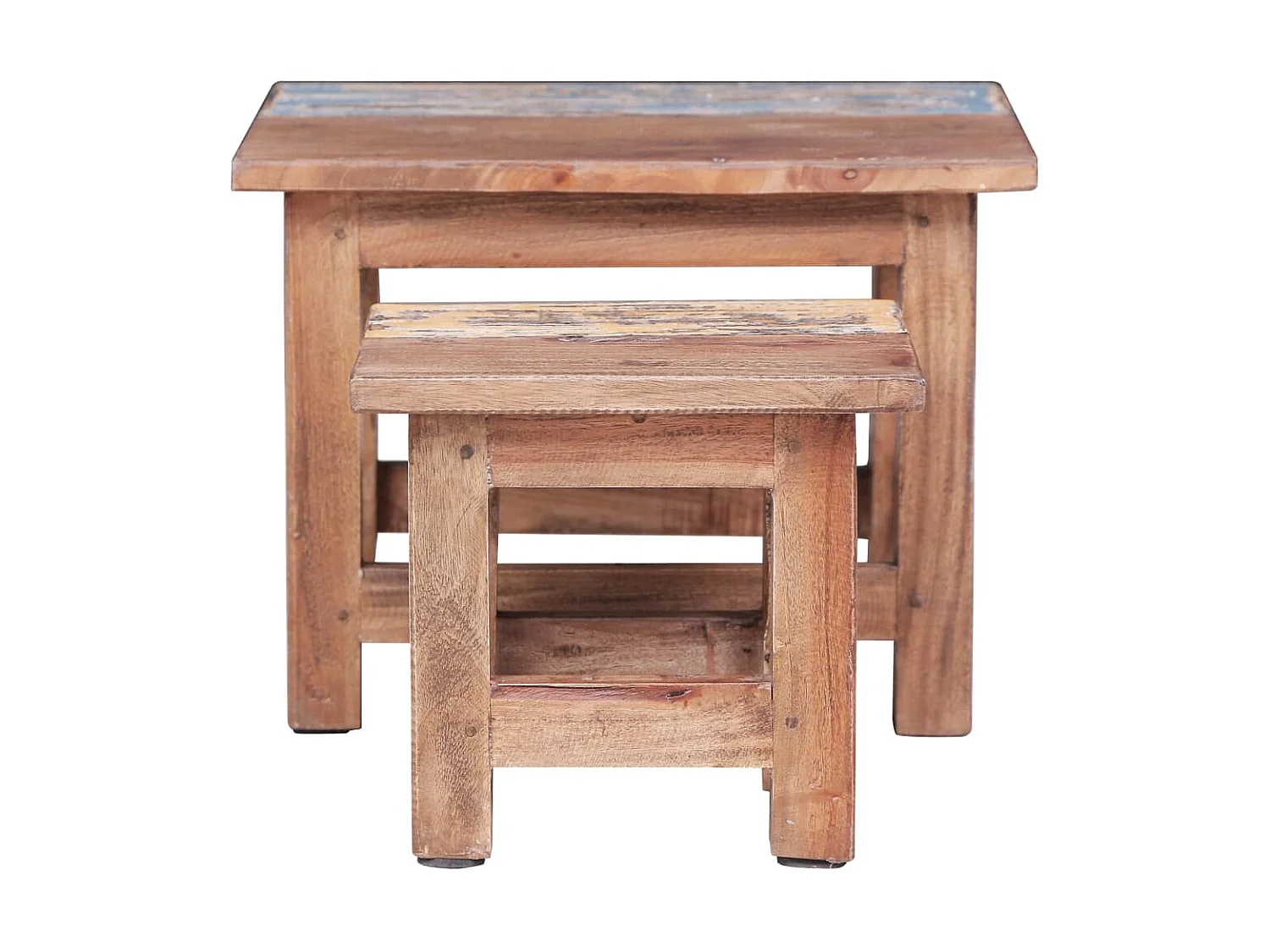 Tables gigognes 2 pcs Bois de récupération massif GHR52246