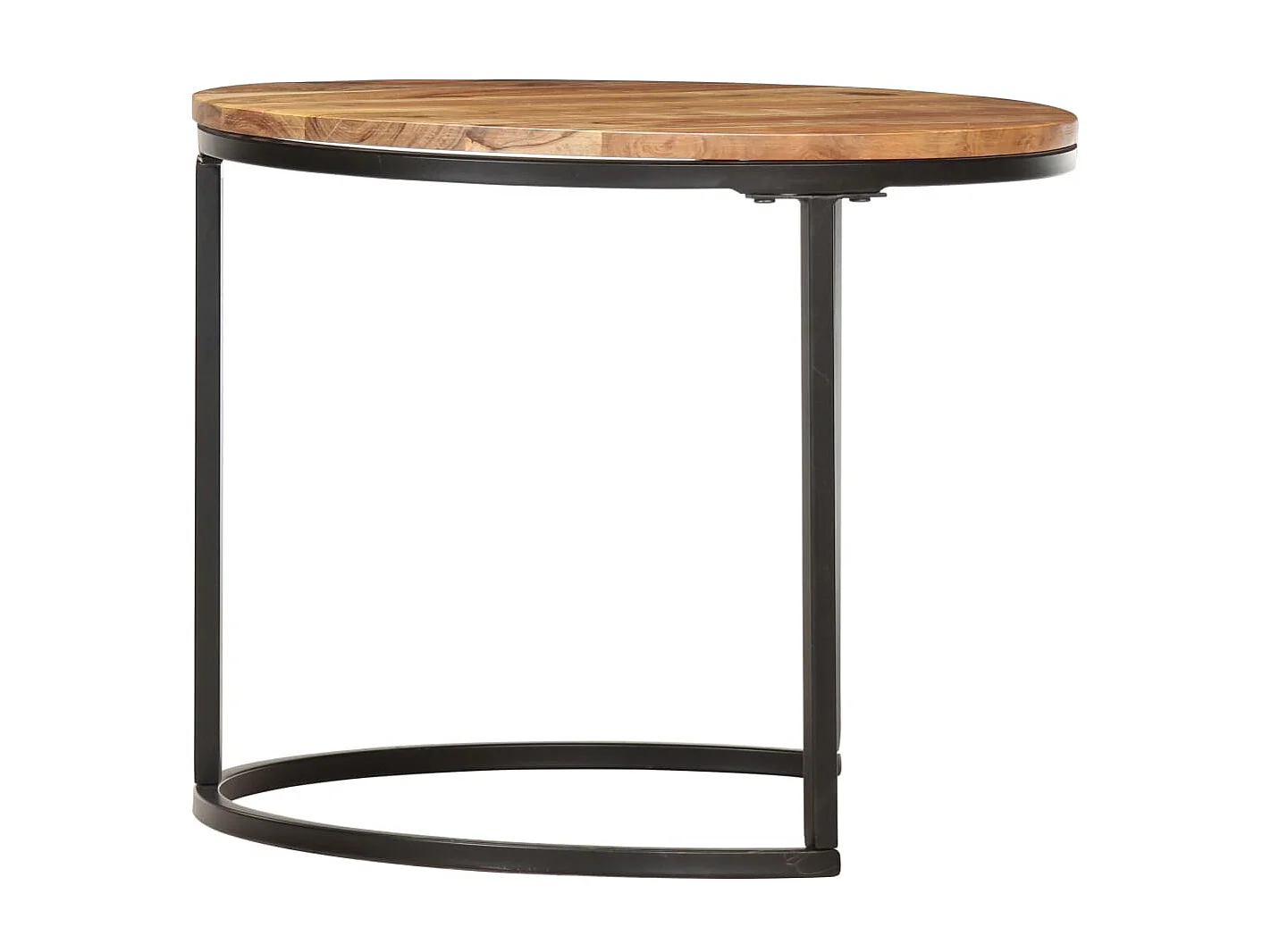 Tables gigognes 2 pcs Bois d'acacia massif GHR19802