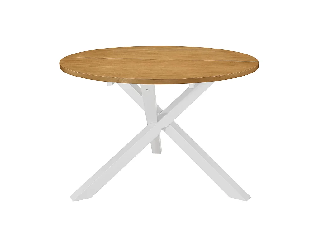 Table de salle à manger Blanc 120 x 75 cm MDF GHR56378