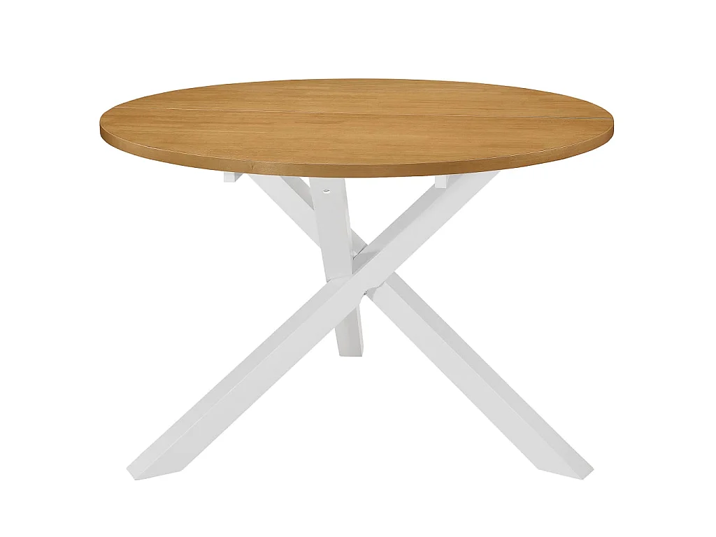 Table de salle à manger Blanc 120 x 75 cm MDF GHR56378