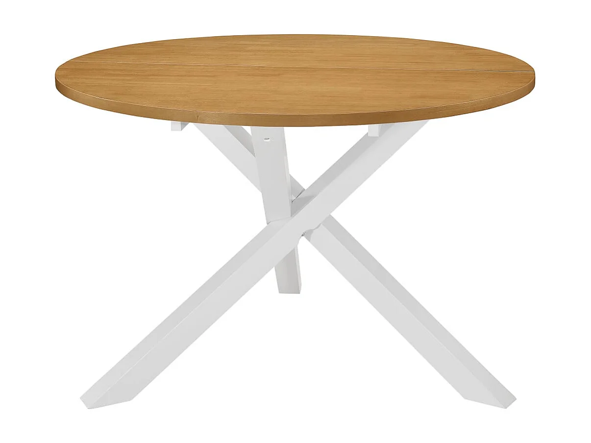 Eettafel 120x75 cm MDF wit NL548876