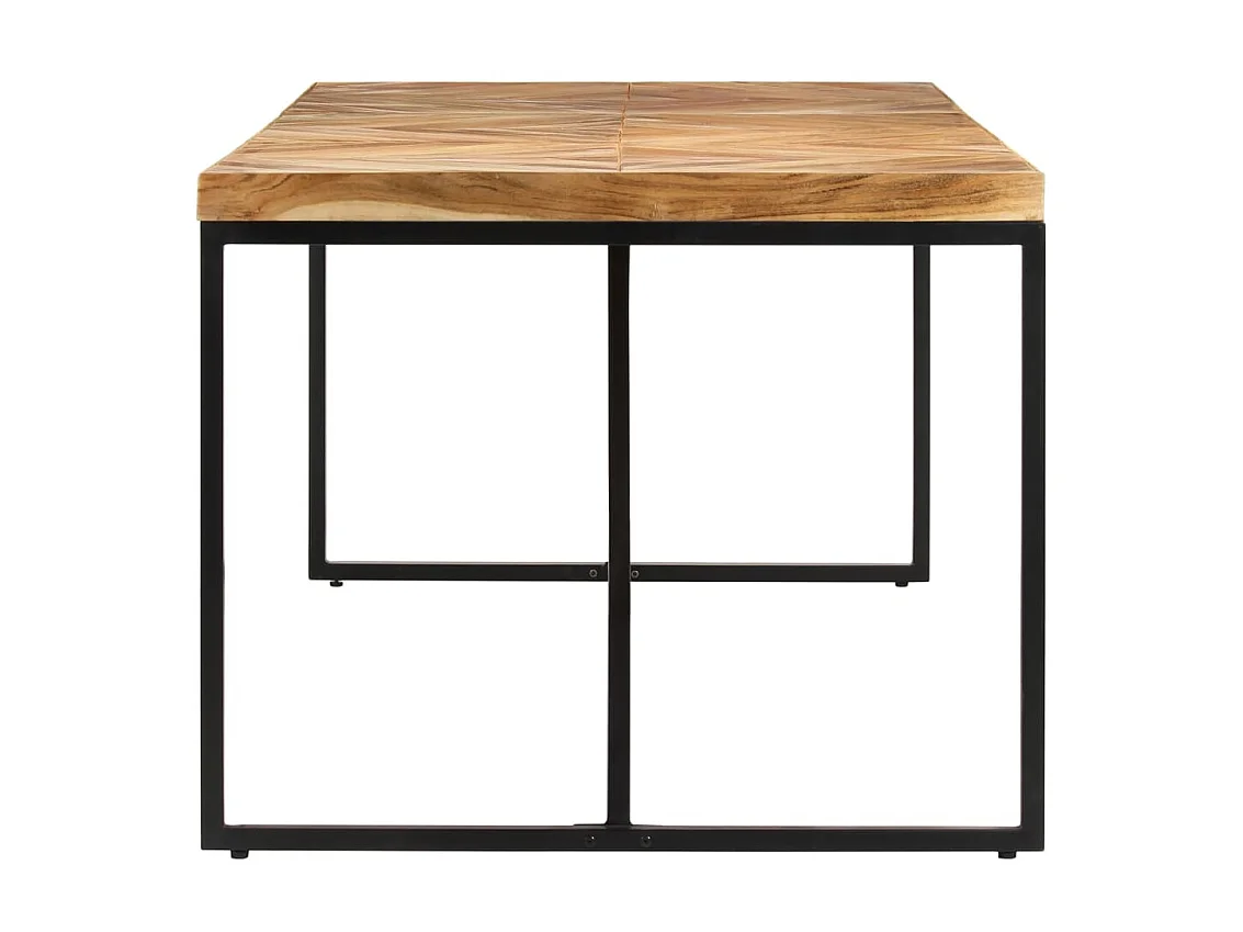 Mesa de jantar 180x90x76 cm madeira acácia maciça e mangueira PT331393