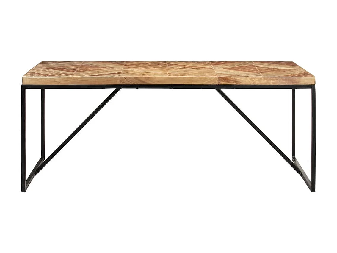 Mesa de jantar 180x90x76 cm madeira acácia maciça e mangueira PT331393