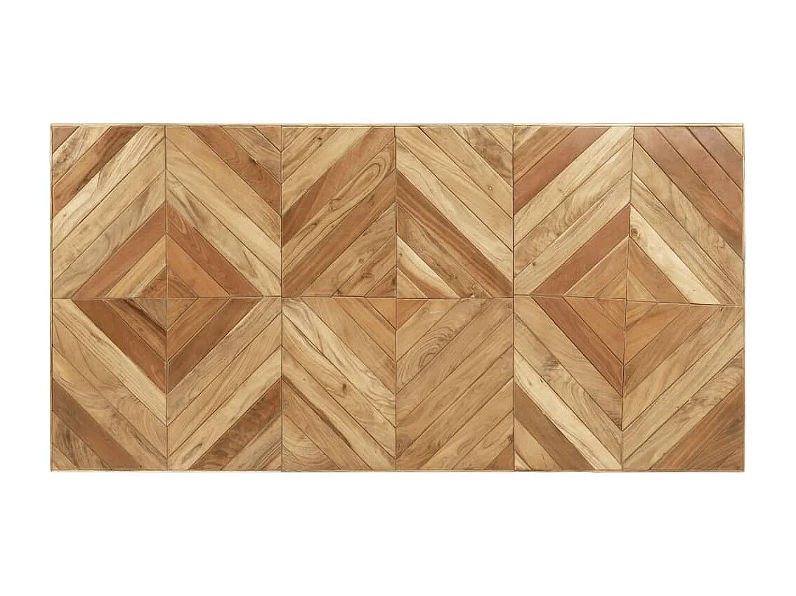 Mesa de jantar 180x90x76 cm madeira acácia maciça e mangueira PT331393