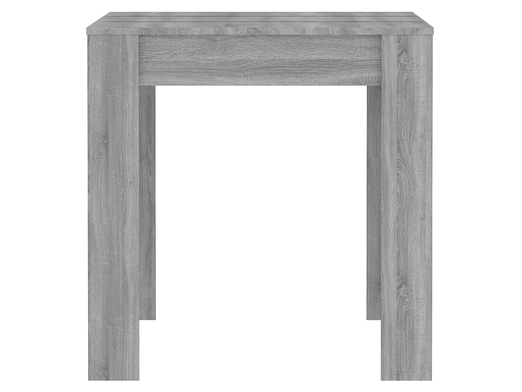 Mesa de comedor madera contrachapada gris Sonoma 140x74,5x76 cm ES362136
