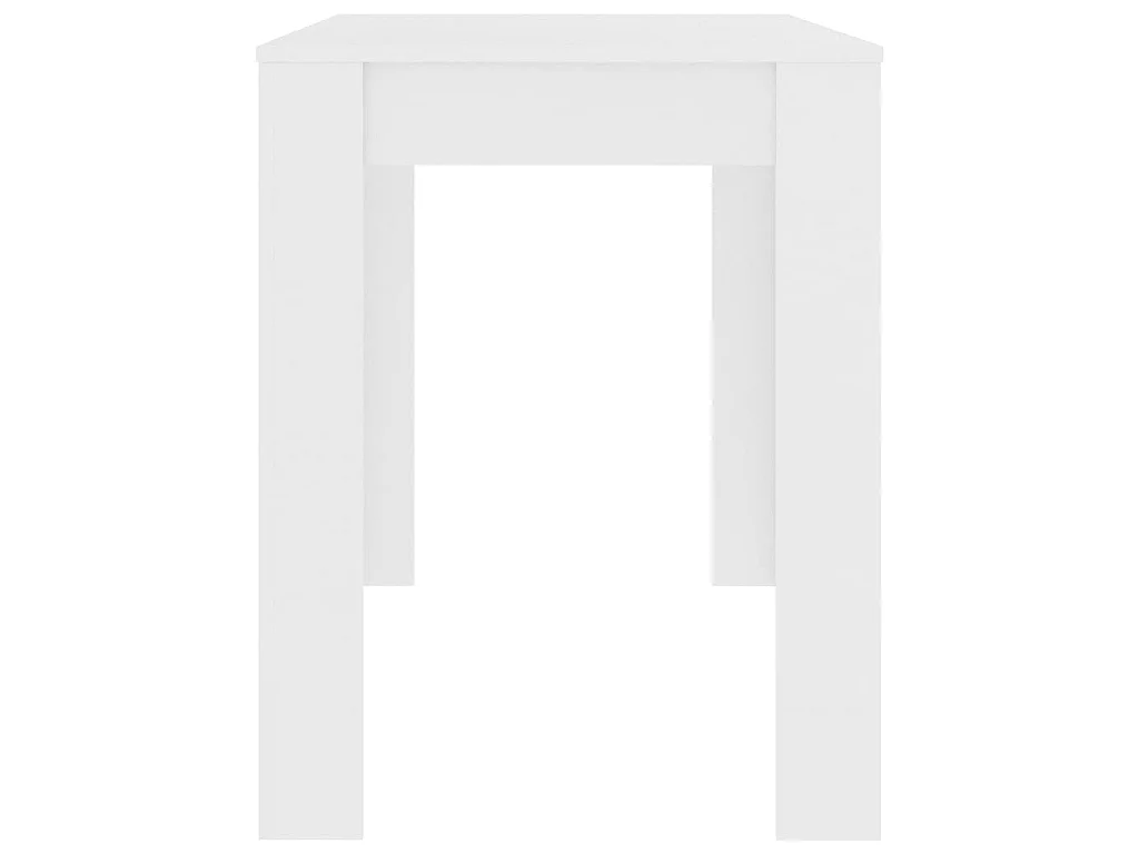Table de salle à manger Blanc 120 x 60 x 76 cm Aggloméré GHR97477