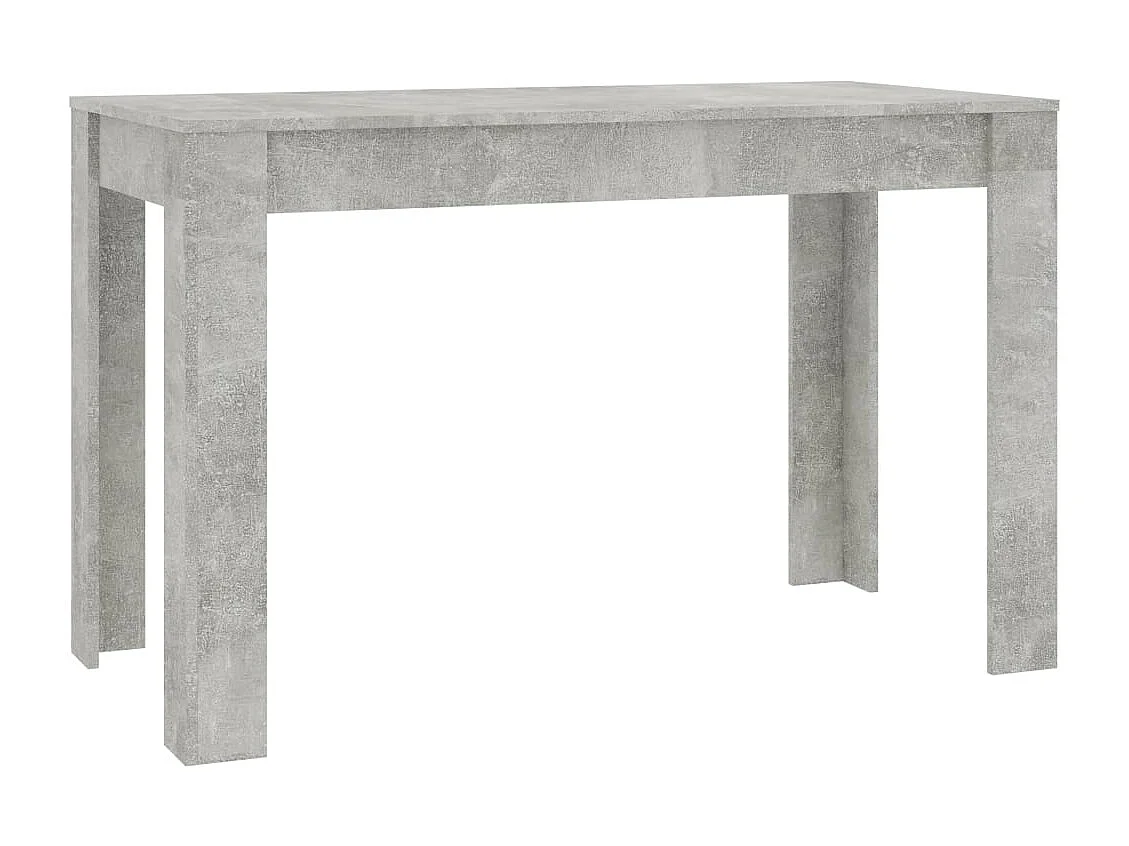Mesa de comedor de madera de ingeniería gris 120x60x76 cm ES906429