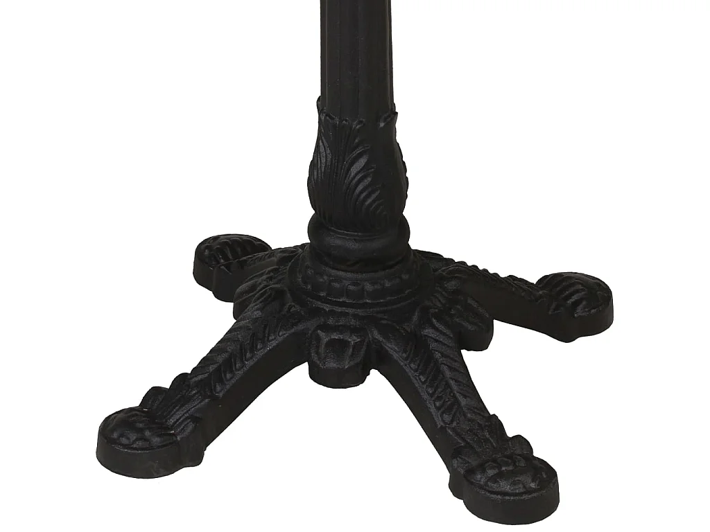 Table de bistro 60x60x77 cm Bois de manguier brut GHR46014