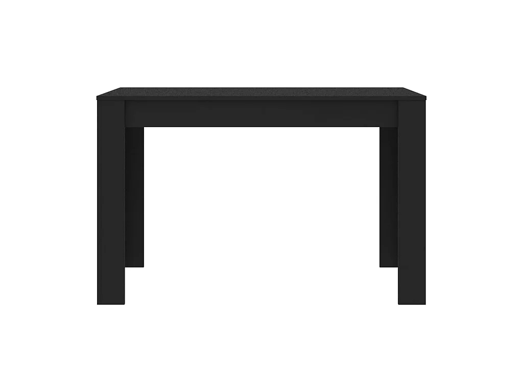 Eettafel 120x60x76 cm bewerkt hout zwart NL220471