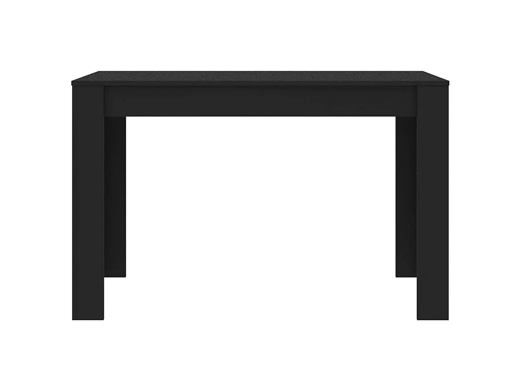 Table de salle à manger Noir 120 x 60 x 76 cm Bois d'ingénierie GHR29715