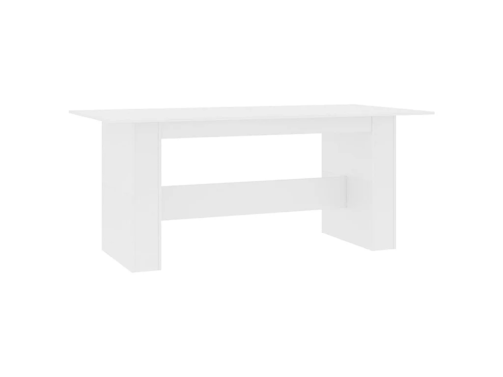 Table de salle à manger Blanc 180 x 90 x 76 cm Aggloméré GHR19125