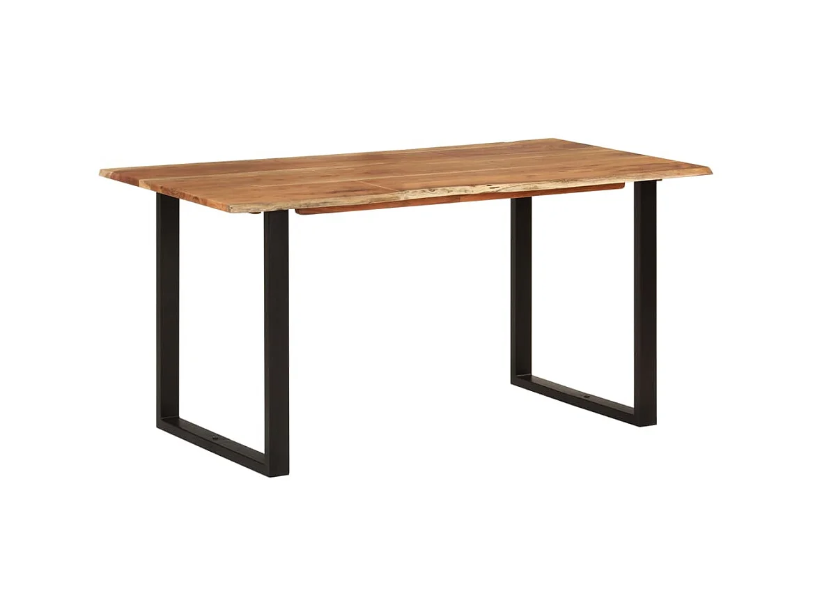 Table de salle à manger 154x80x76 cm Bois d'acacia solide GHR85314