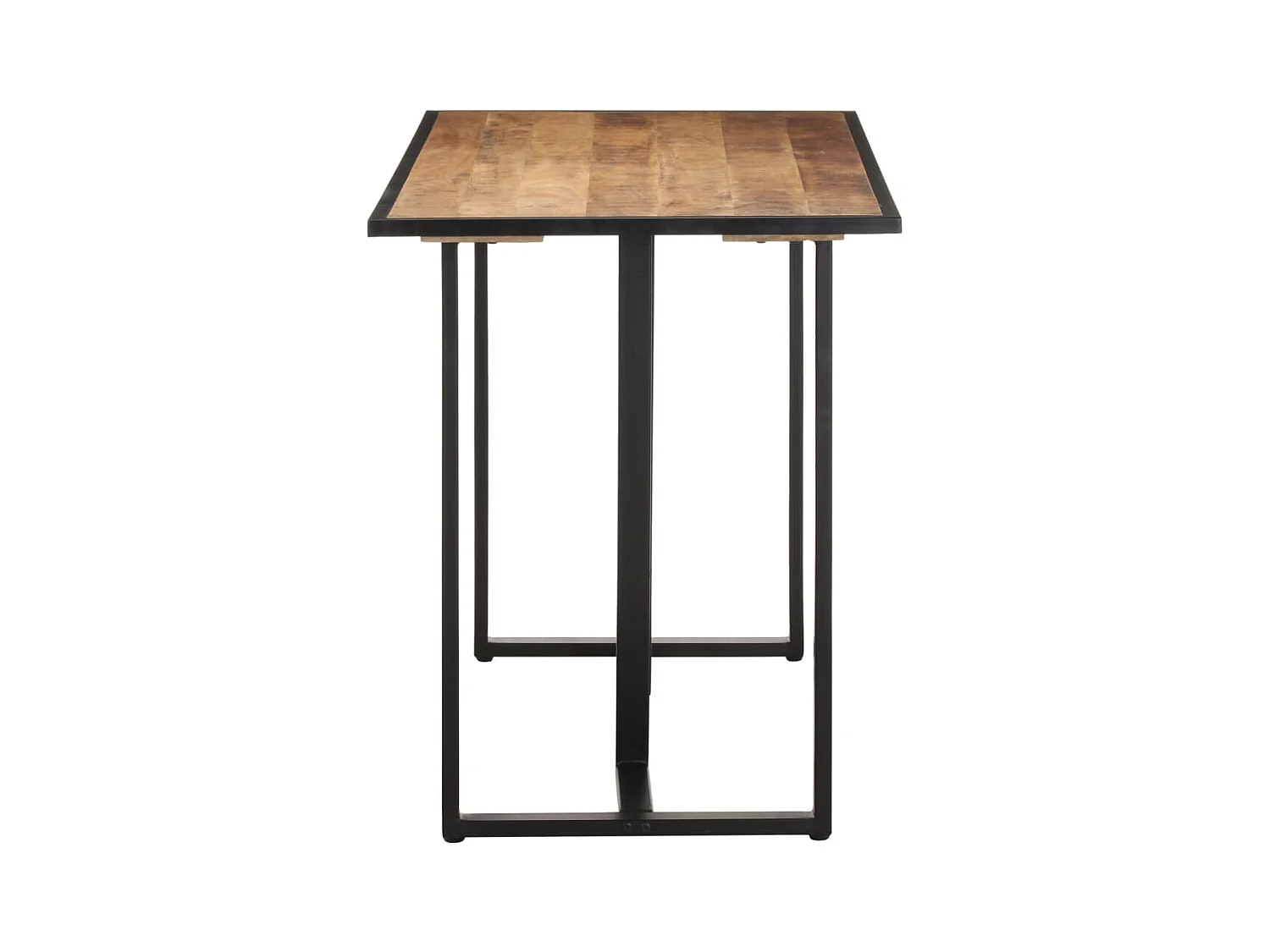 Table de salle à manger 120 cm Bois de manguier brut GHR68174