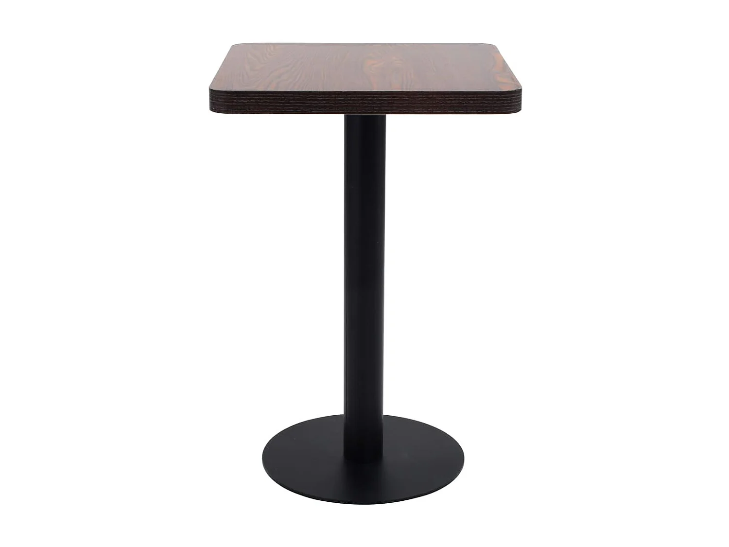 Bistrotafel 50x50 cm MDF donkerbruin NL146934