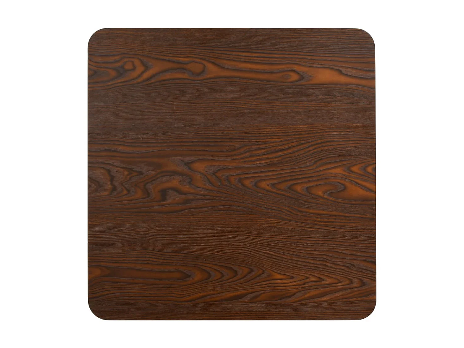 Bistrotafel 50x50 cm MDF donkerbruin NL146934