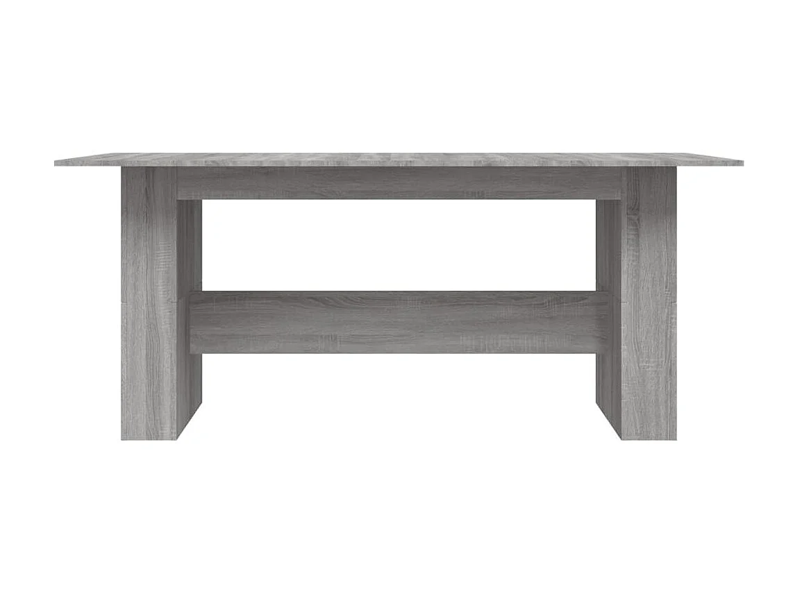 Mesa de jantar 180x90x76 cm derivados de madeira cinza sonoma PT919921