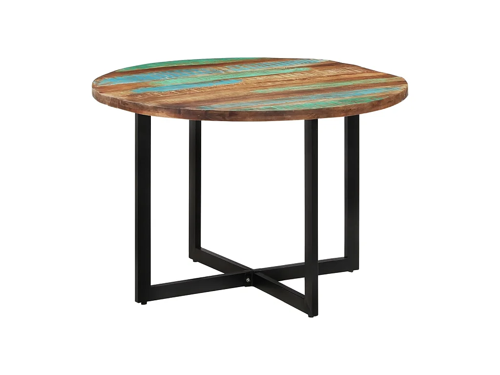 Table à manger 110x75 cm Bois massif de récupération GHR34038